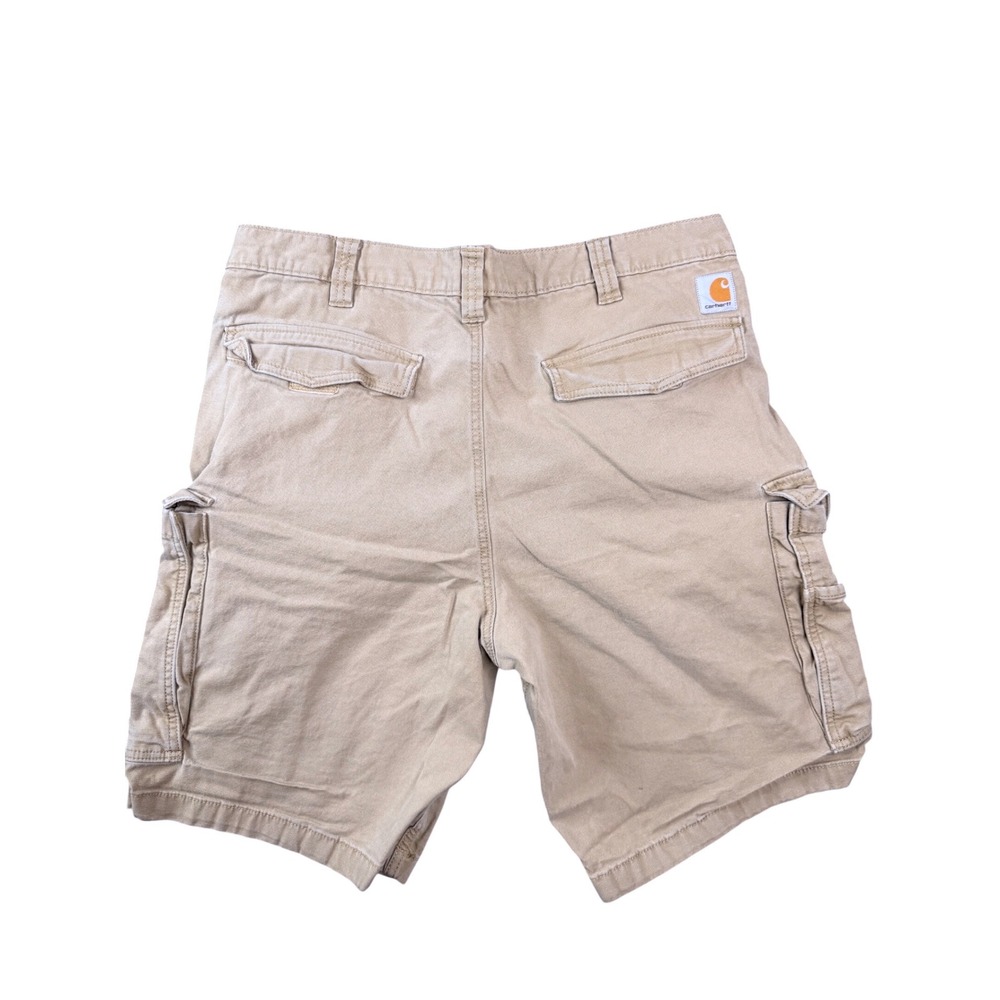 Carhartt Mens Relaxed Fit Cargo Shorts Tan Canvas 103542 253 Size 38 Workwear